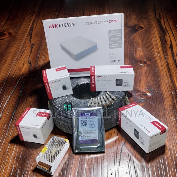 Rugged Performance 4 Hikvision 1080p CCTV Cameras Complete System Kit - main view