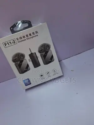 F11-2 Dual Clip-on Microphone for Live Streaming Videos