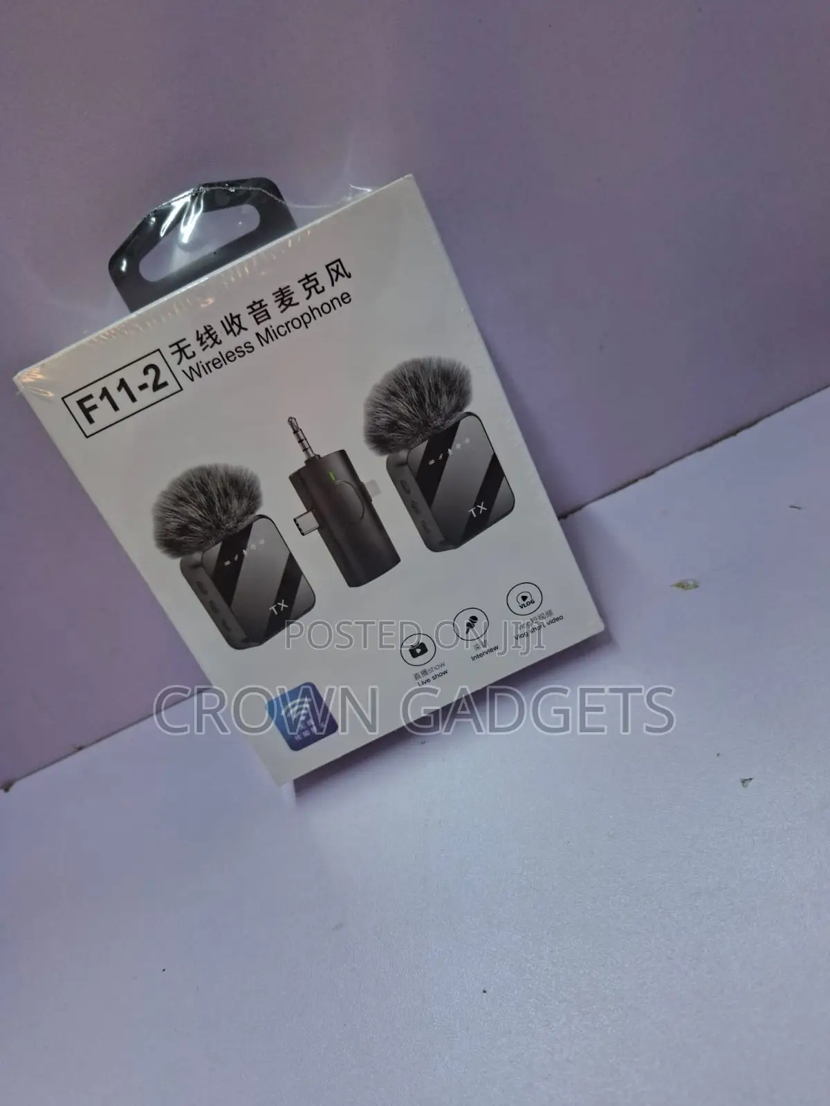 F11-2 Wireless Mic With Noise Reduction for Content Creators