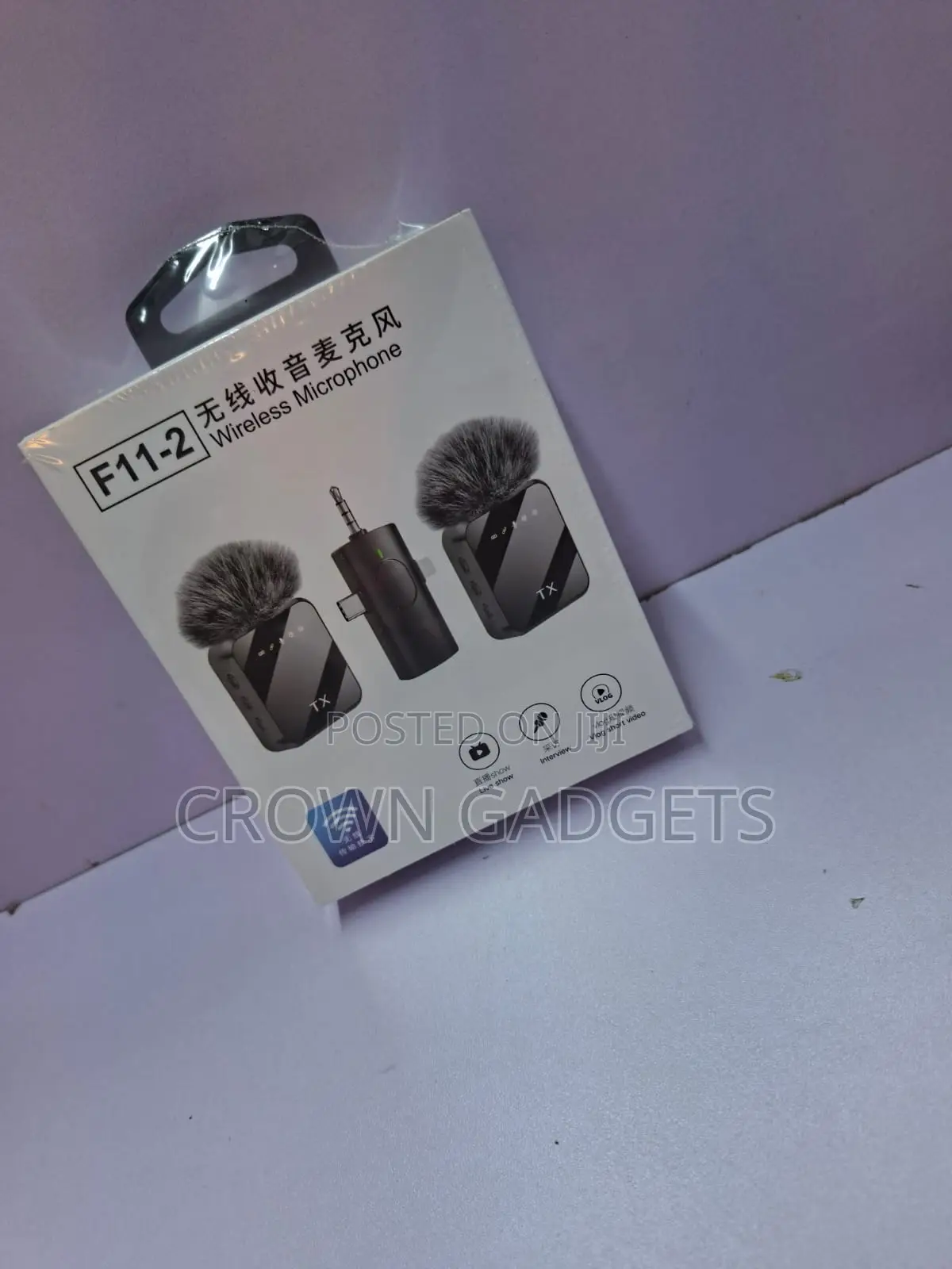 F11-2 Wireless Mic With Noise Reduction for Content Creators