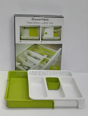 Multi-Purpose Plastic Cutlery Drawer Organizer