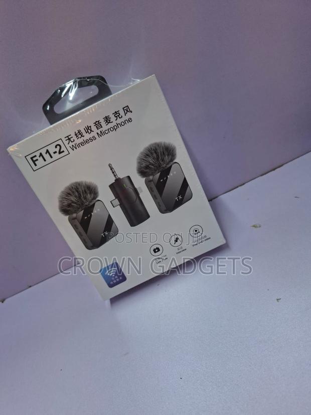 F11-2 3 in 1 Wireless Microphone for Youtube and Tiktok