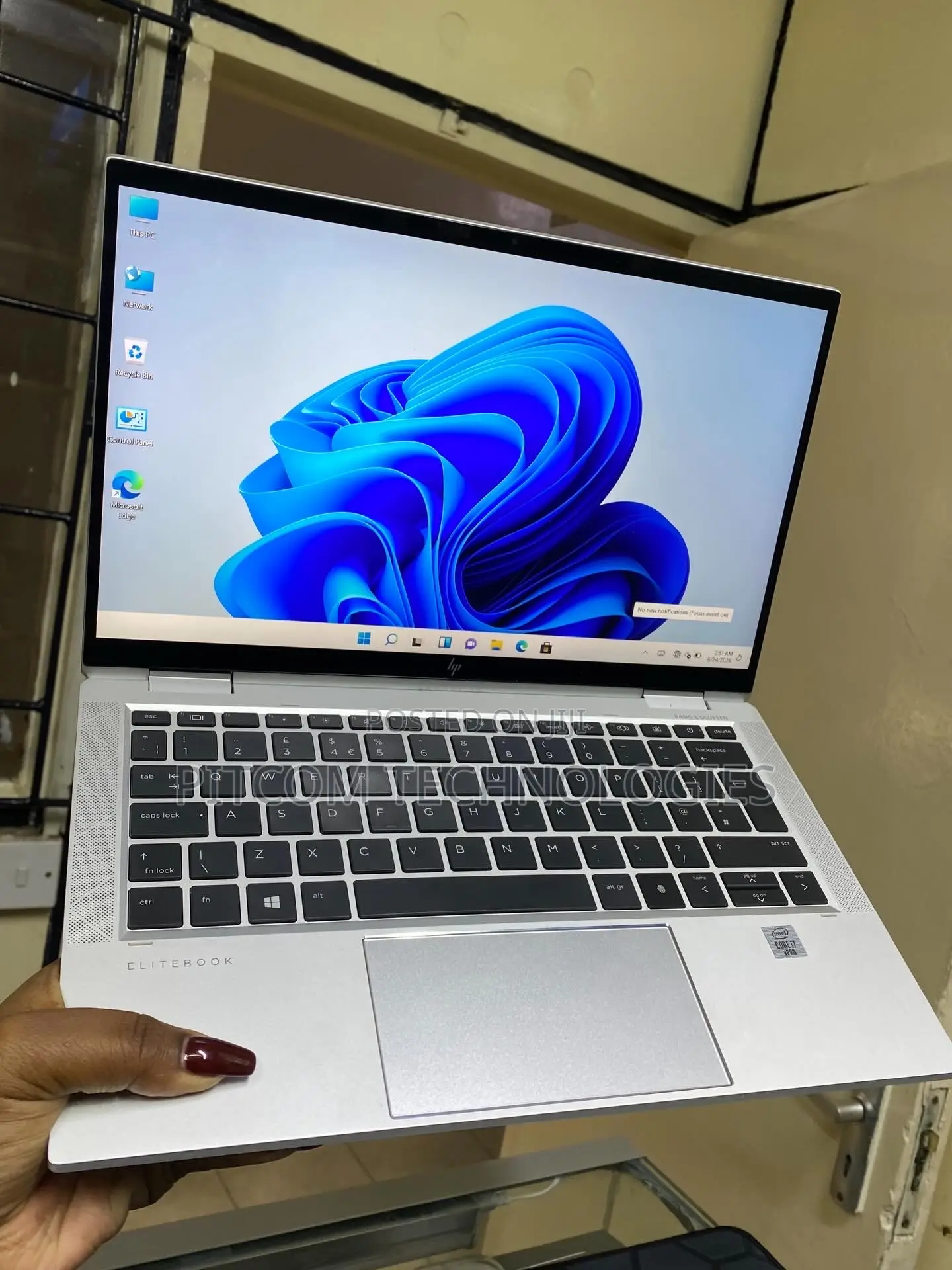 Laptop HP EliteBook x360 1030 G7 16GB Intel Core i7 SSD 256GB