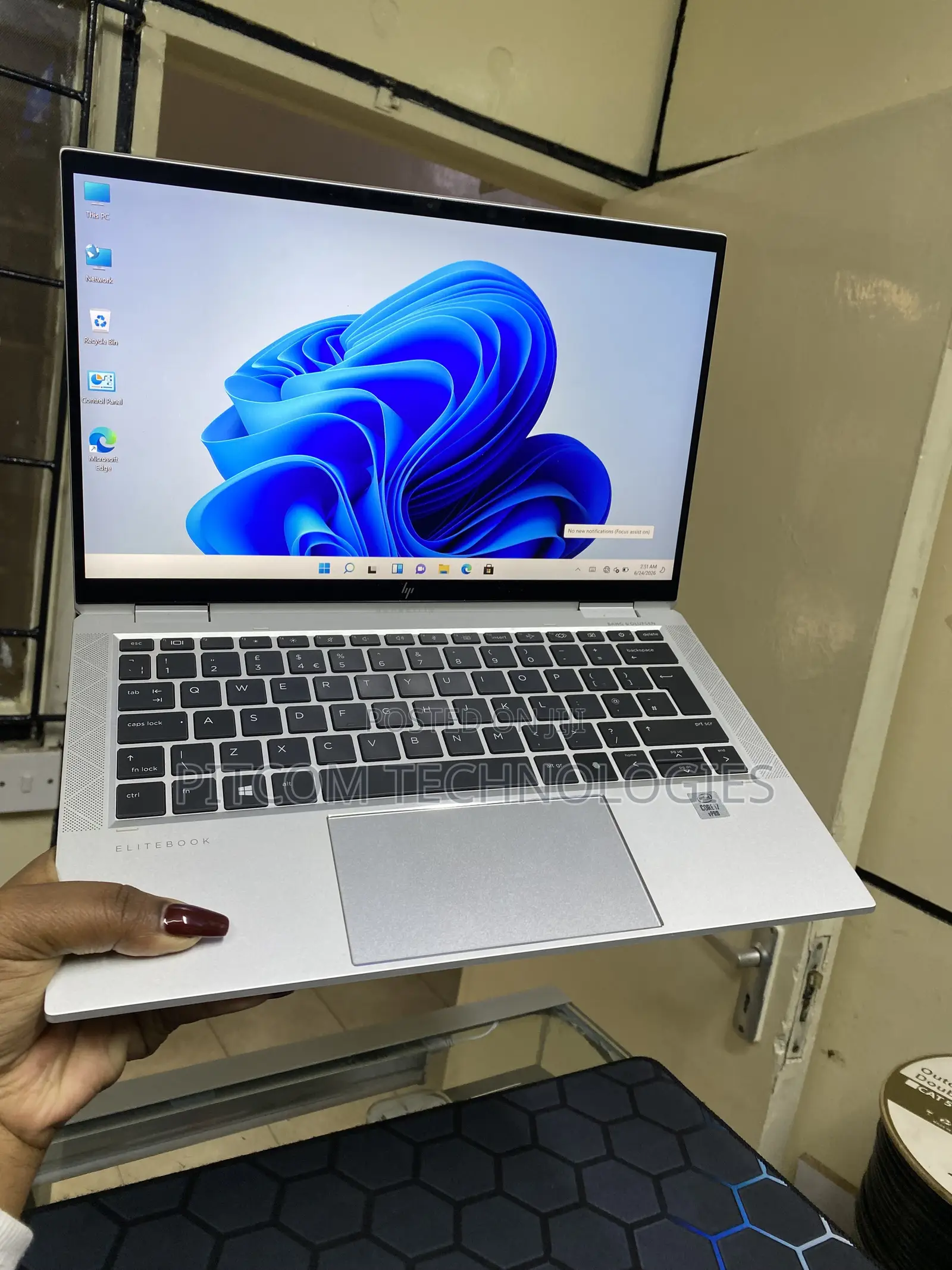 Laptop HP EliteBook x360 1030 G7 16GB Intel Core i7 SSD 256GB