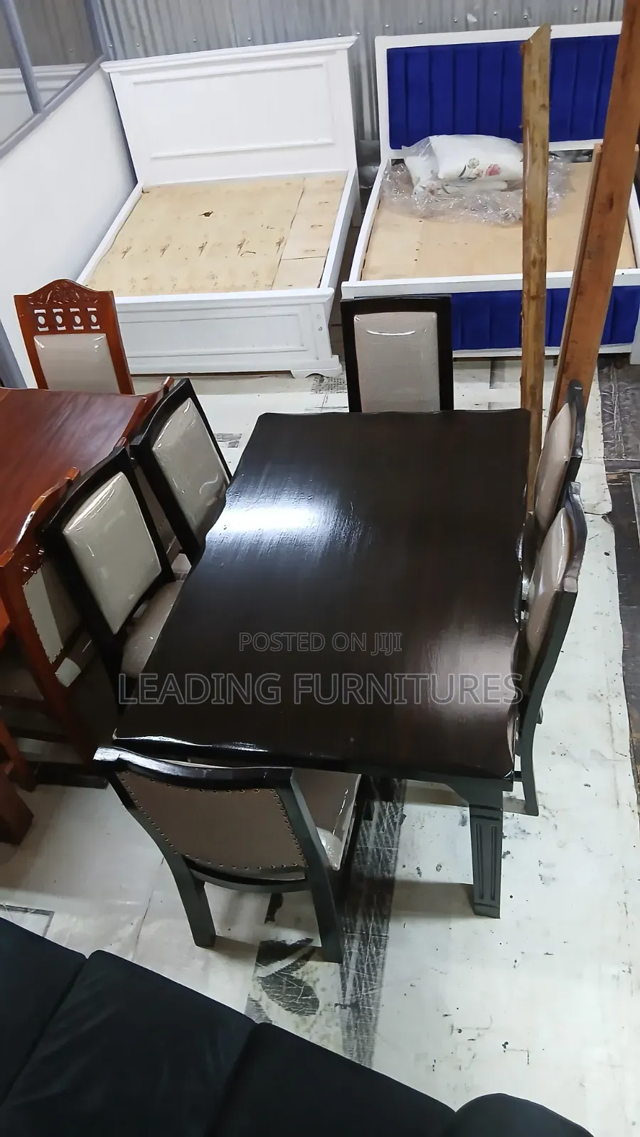 Dark Mahogany Dining Table
