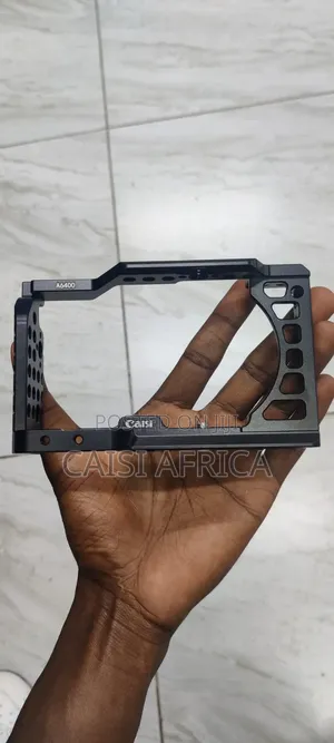 Caisi Camera Cage for Sony A6400/ A6100/ A6300/ A6000, With Top Handle
