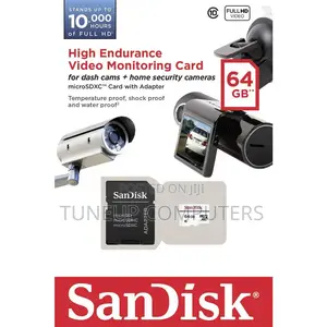 Sandisk High Endurance Microsdxc 64gb + Sd Adapter