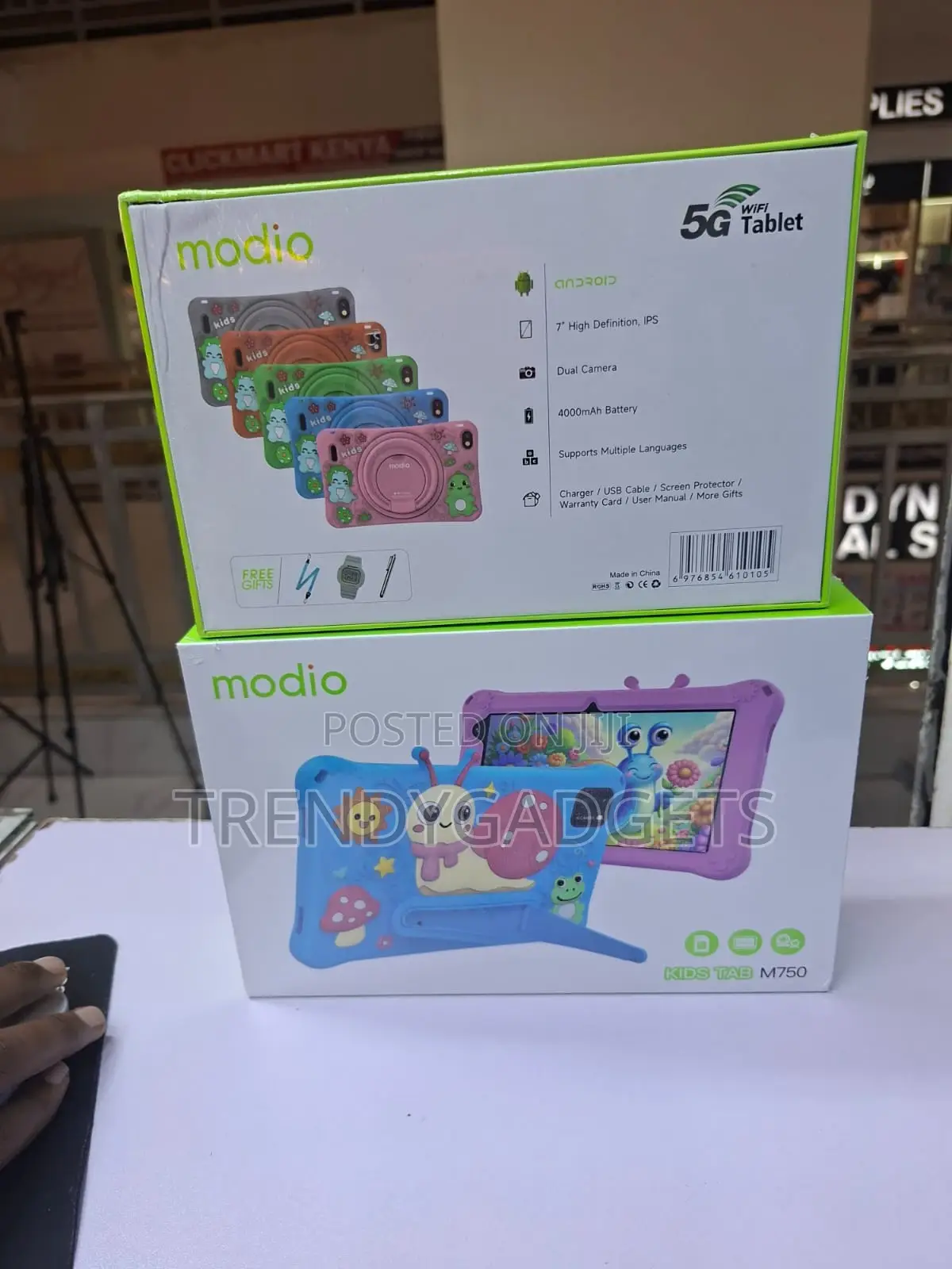 Modio M750 Android Tablet 256gb Storage 5g Wifi Support