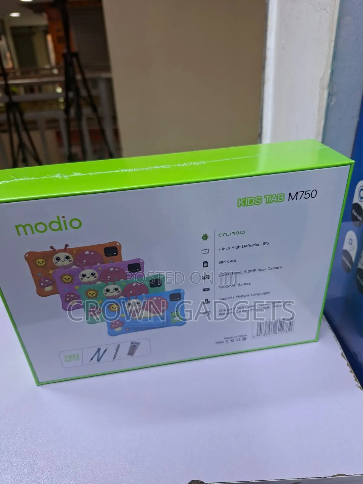 Modio M750 Android Tablet 256gb Storage 5g Wifi Support