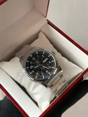 Black Face Seiko Automatic Gents Watch