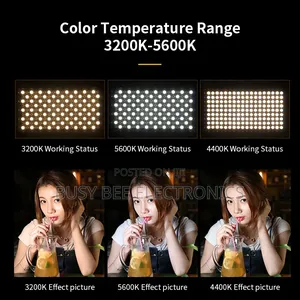 Led-600 Led Vlogging Kit Light for Video Shooting