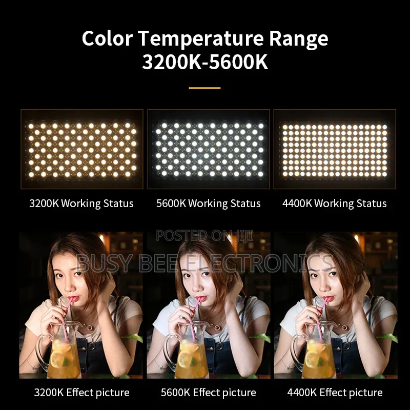 Led-600 Led Vlogging Kit Light for Video Shooting