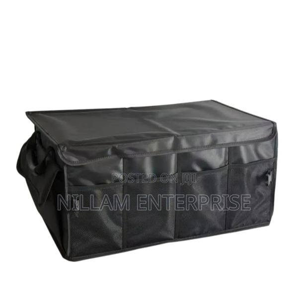 Foldable Premium Car Trunk Boot Organizer With Lid - thumbnail 2