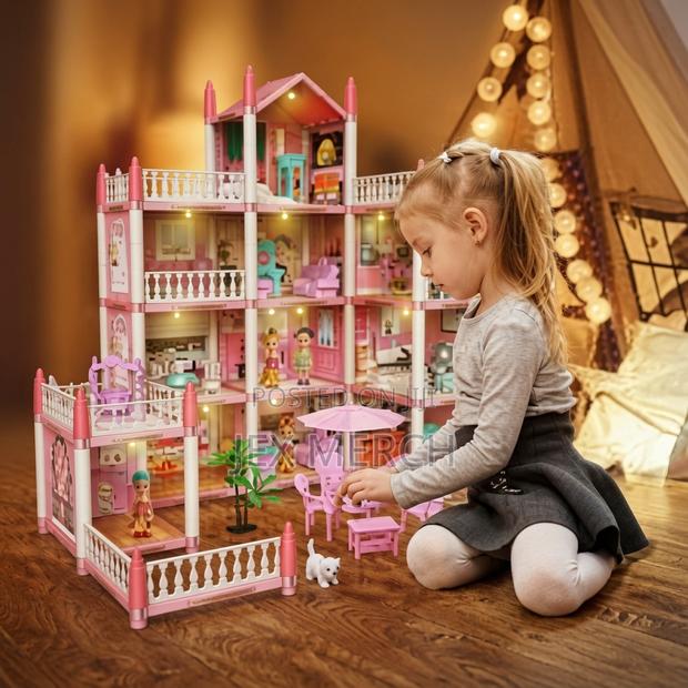 Girls Toy Dollhouse Playset