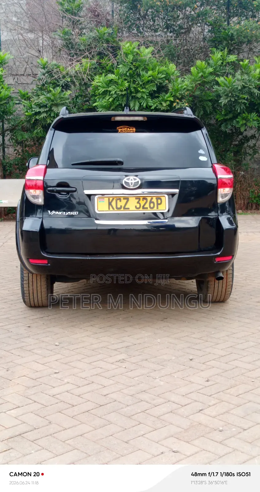 Toyota Vanguard 2013 Black