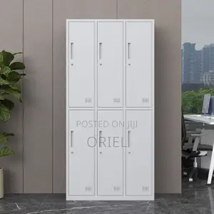 Office Cabinet : 6-Locker Office Cabinet