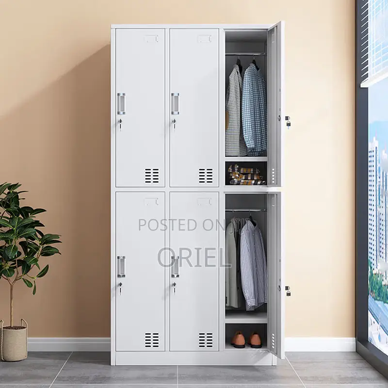 Office Cabinet : 6-Locker Office Cabinet