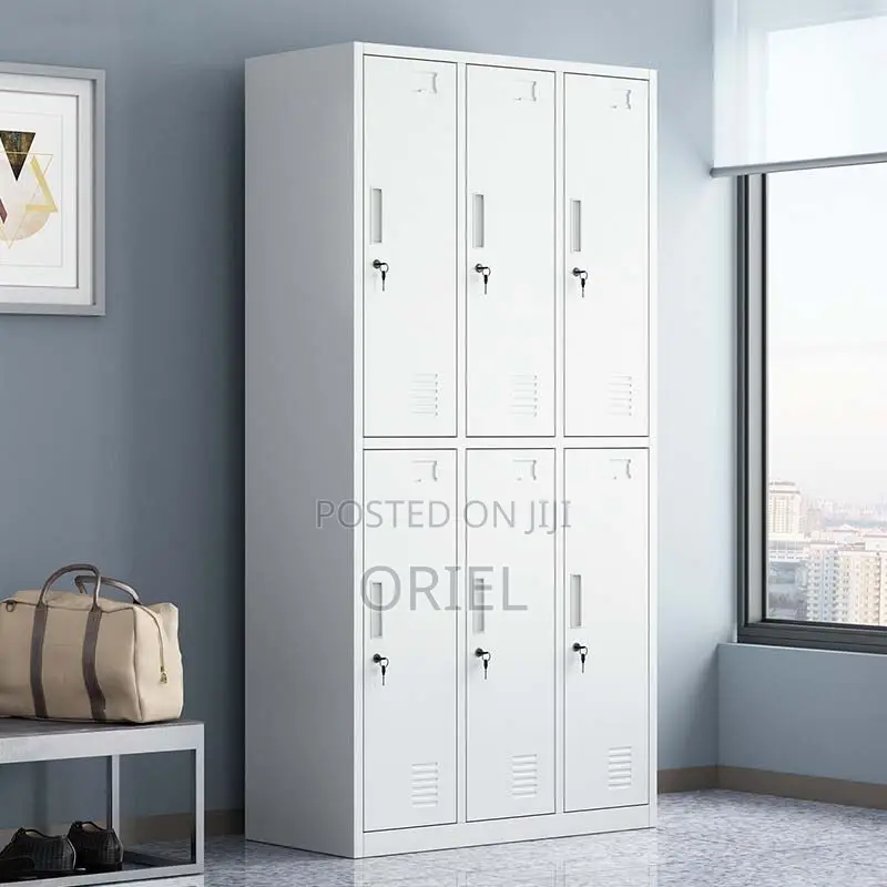 Office Cabinet : 6-Locker Office Cabinet