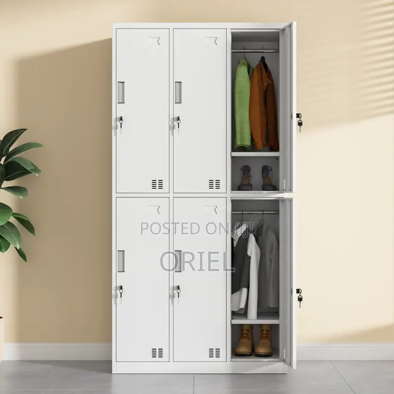 Office Cabinet : 6-Locker Office Cabinet