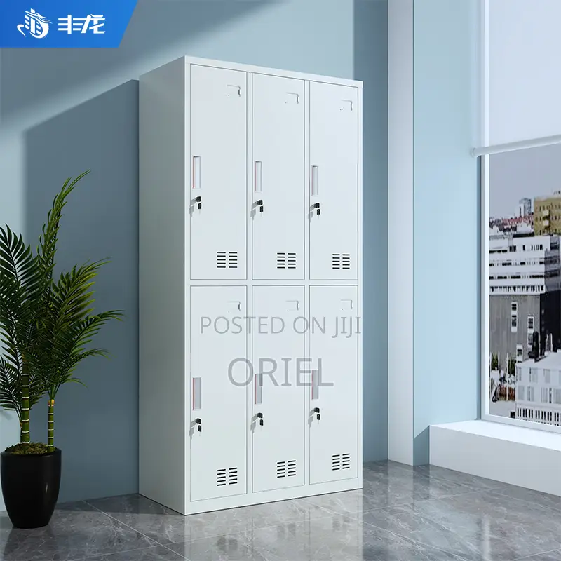Office Cabinet : 6-Locker Office Cabinet