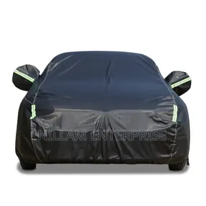*High Quality Universal Black Car Cover With Fleece on the Inside