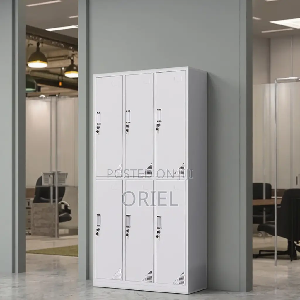 Office Cabinet : 6-Locker Office Cabinet