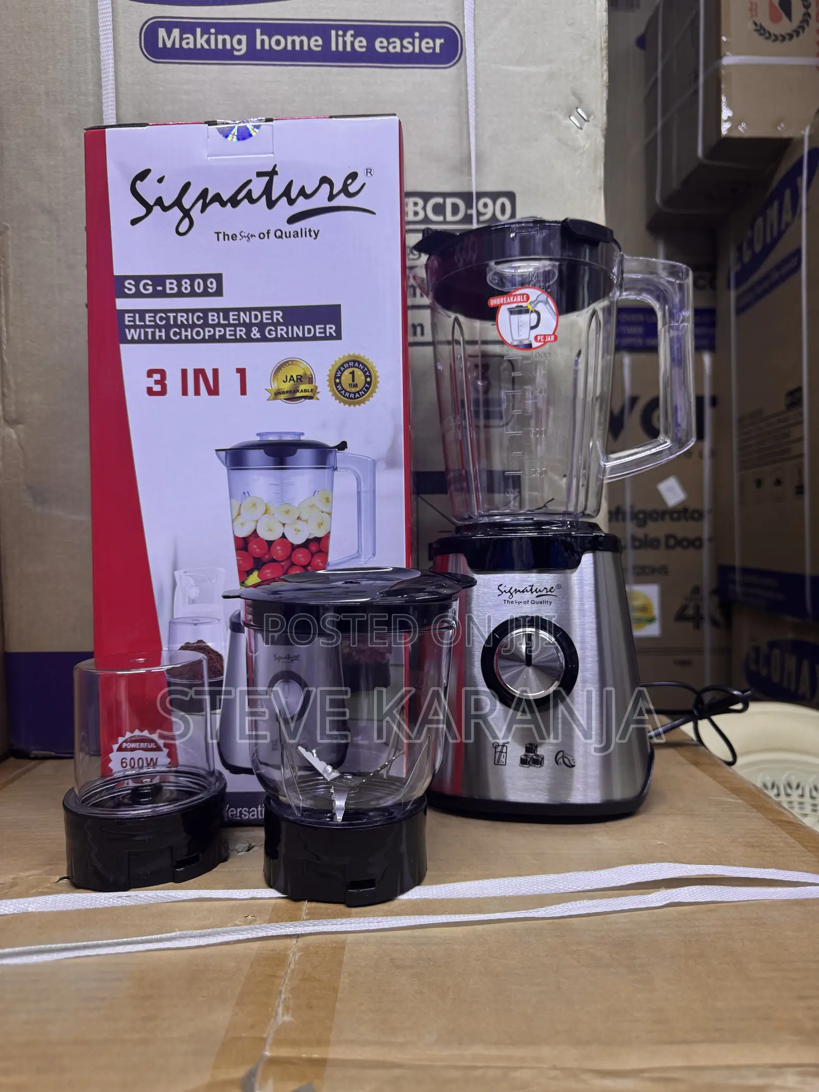 Signature 3 in 1 Super Blender Quality Guaranteed