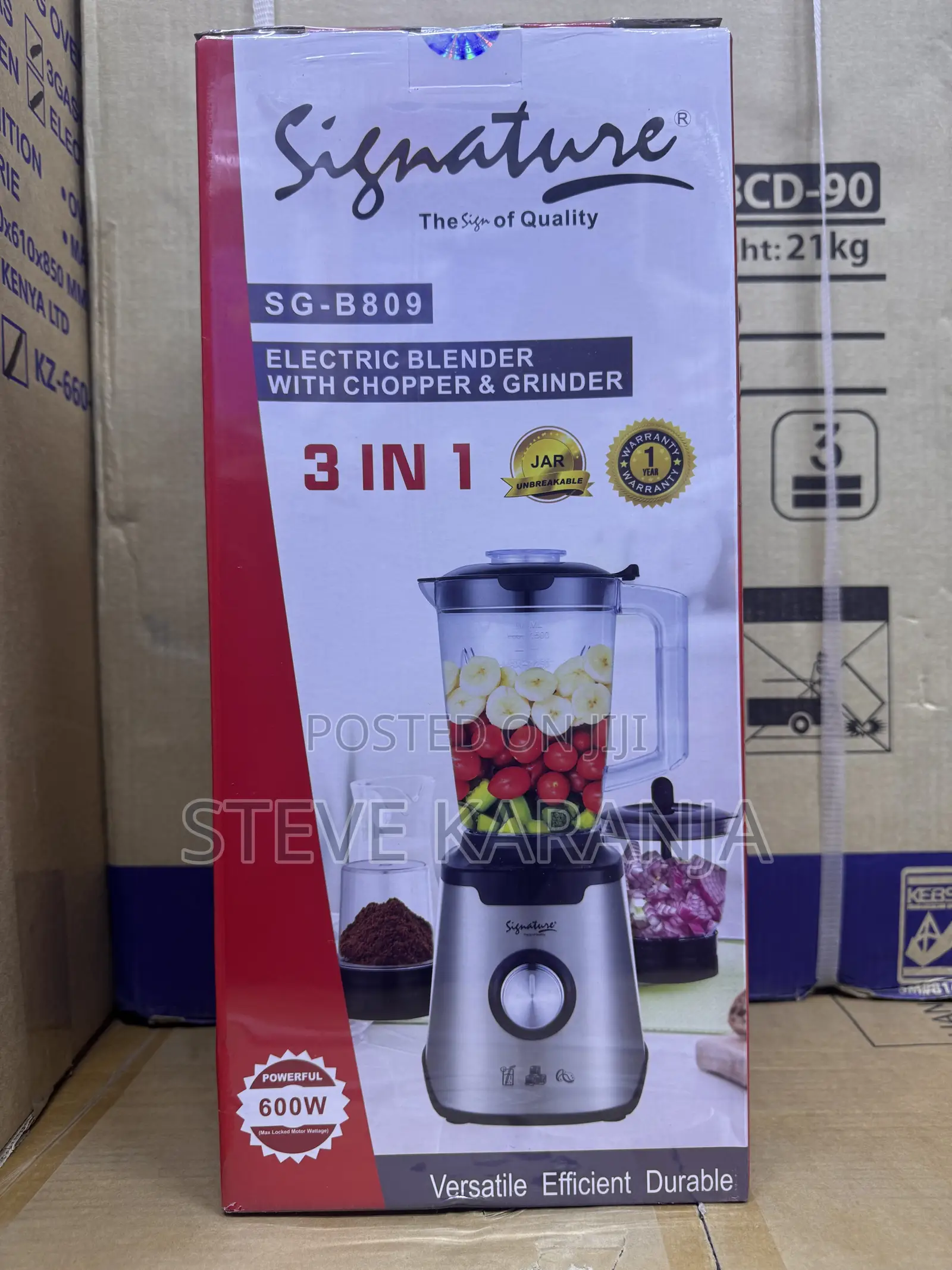 Home Blende Signature 3 in 1, Blender, Grinder and Chopper