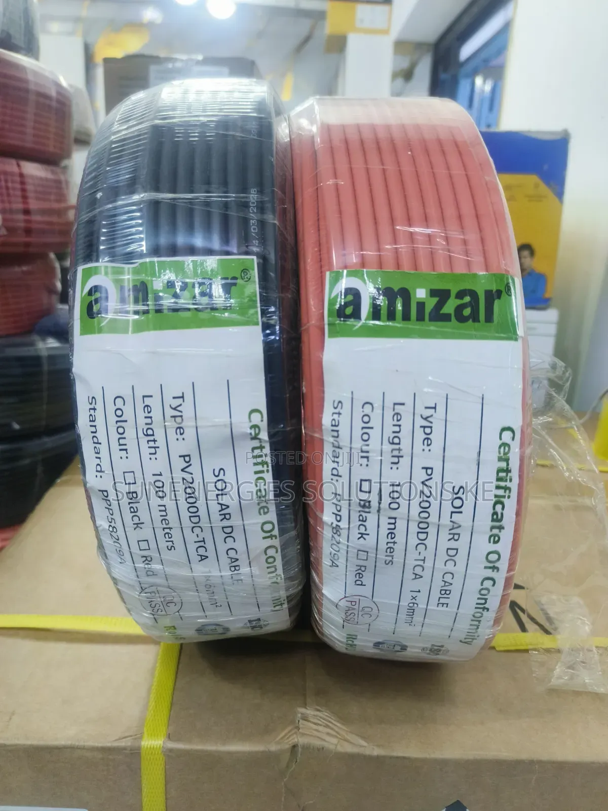 6.0mm Double Coated Solar Pv Cable
