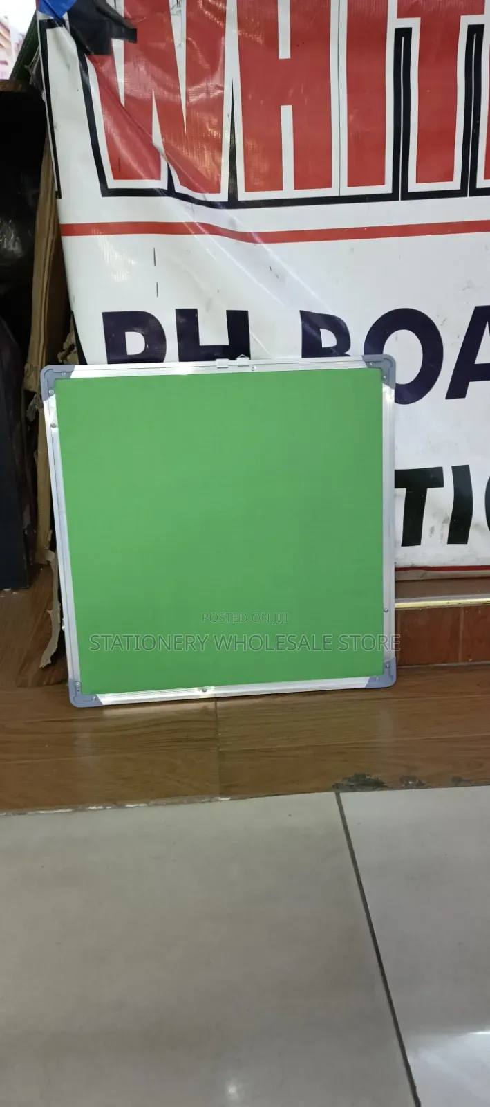 Double Sided Pin/Notice Board 50cm X 50cm Blue/Green