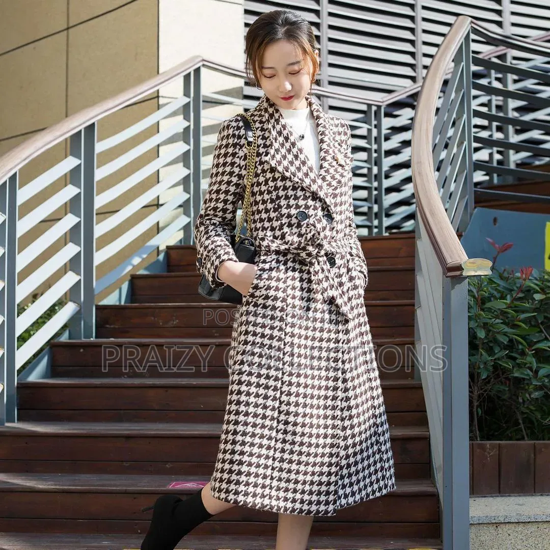 Checked Women Trenchcoats