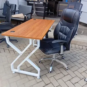 New Metallic Office Set Recliner+Table