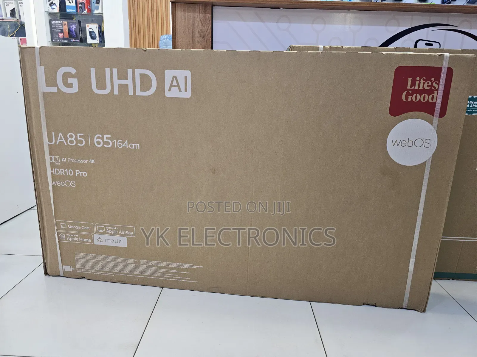 Lg 65′′ Uhd Ai Smart Tv With Ai Magic Remote – 65ua85006la