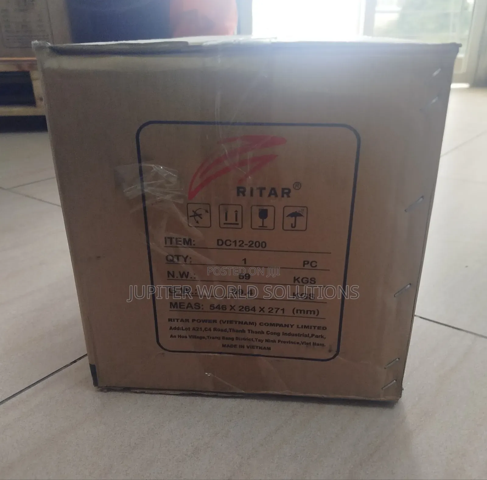 200ah 12v Ritar Gel Batteries