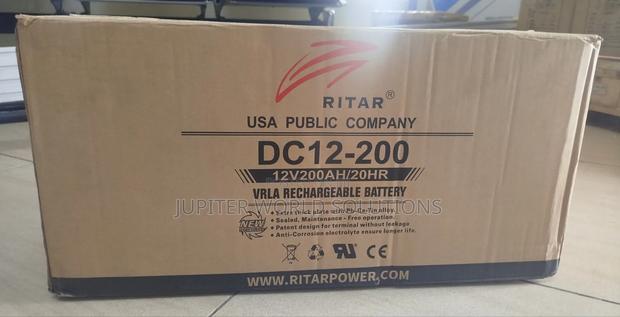200ah 12v Ritar Gel Batteries - thumbnail 4