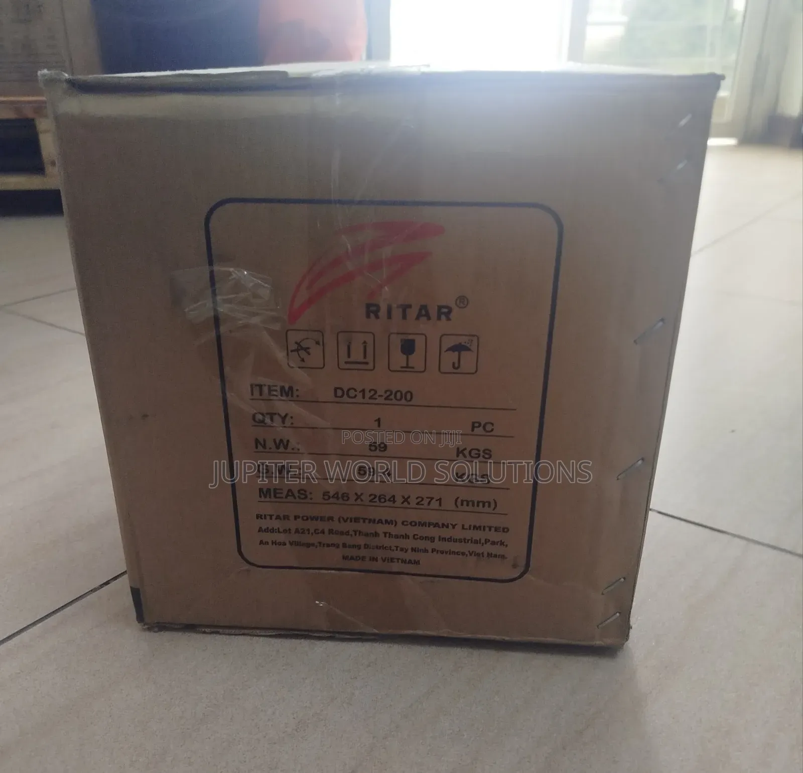 200ah 12v Ritar Gel Batteries
