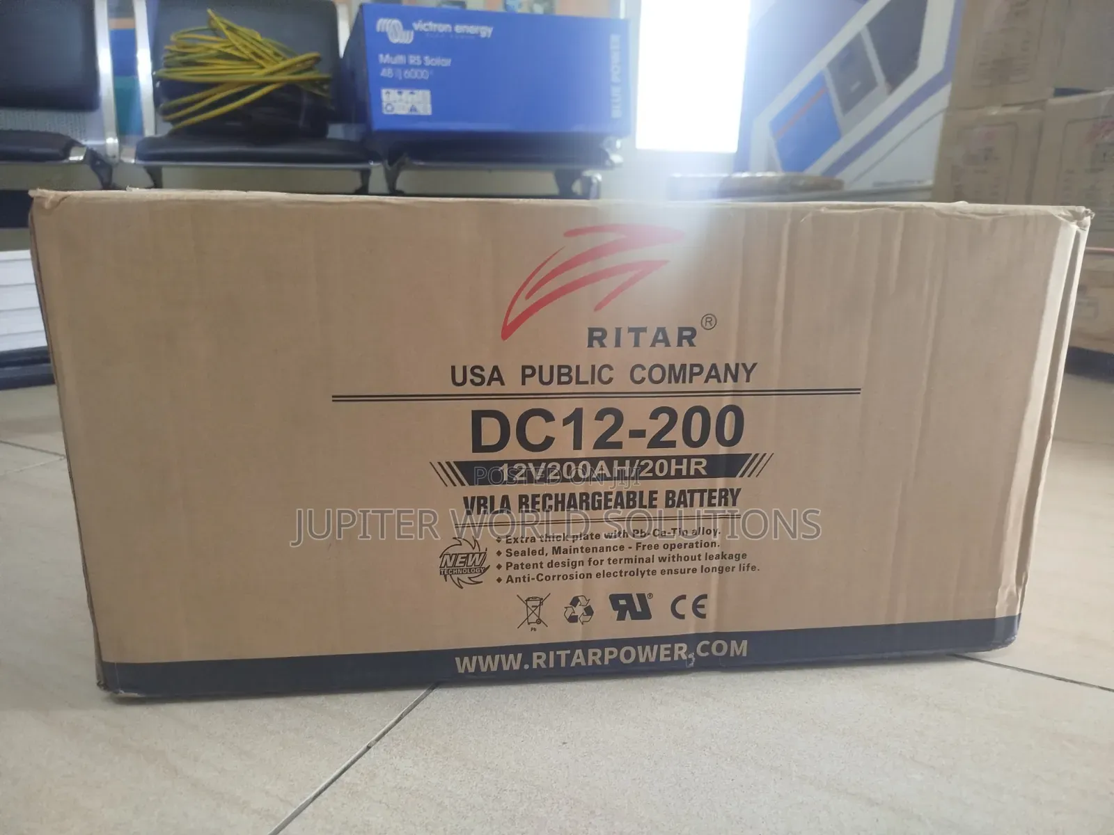 200ah 12v Ritar Gel Batteries