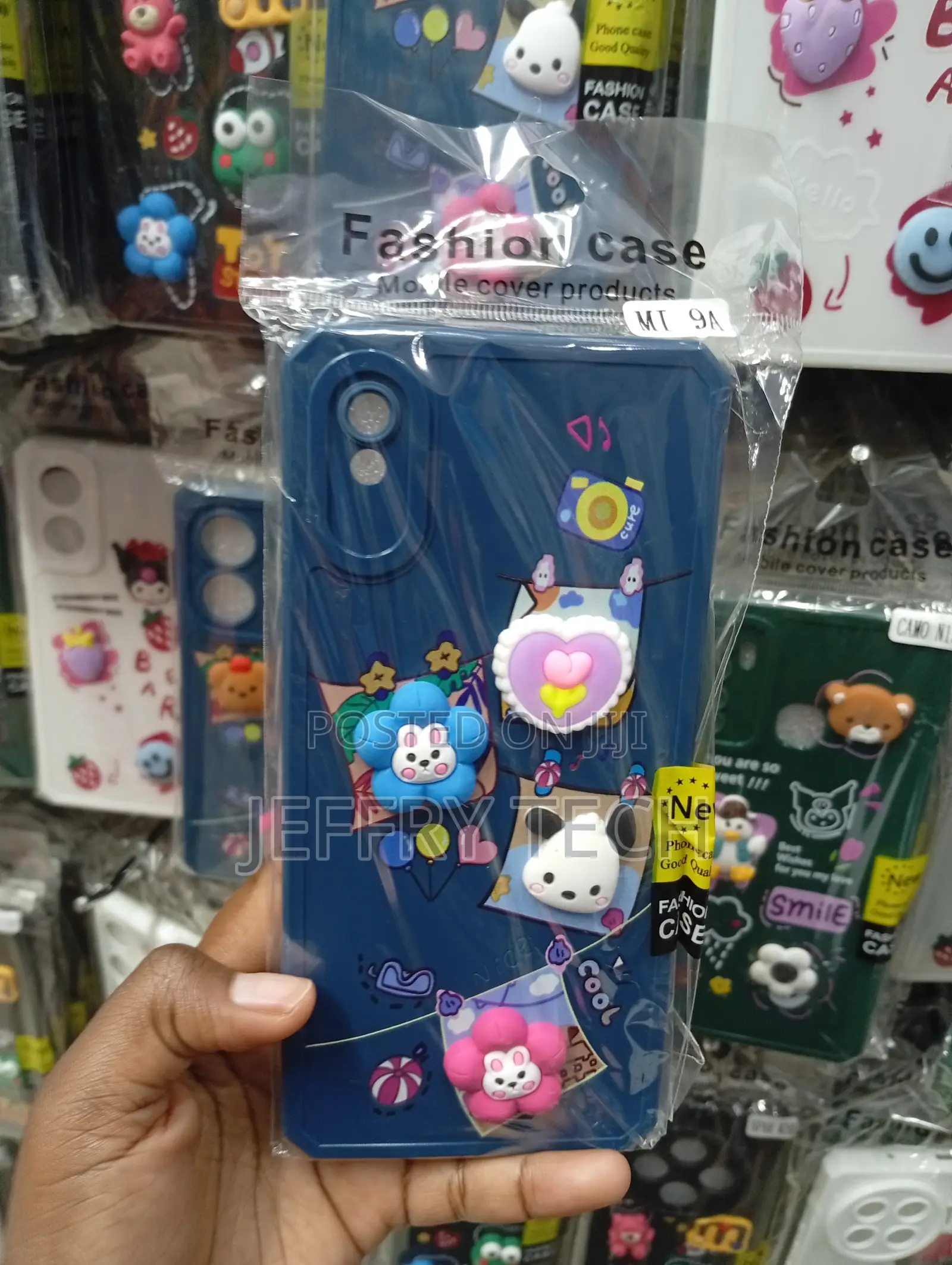 Xiaomi Mi 9a Blue, Shock-Resistant Silicone Phone Case
