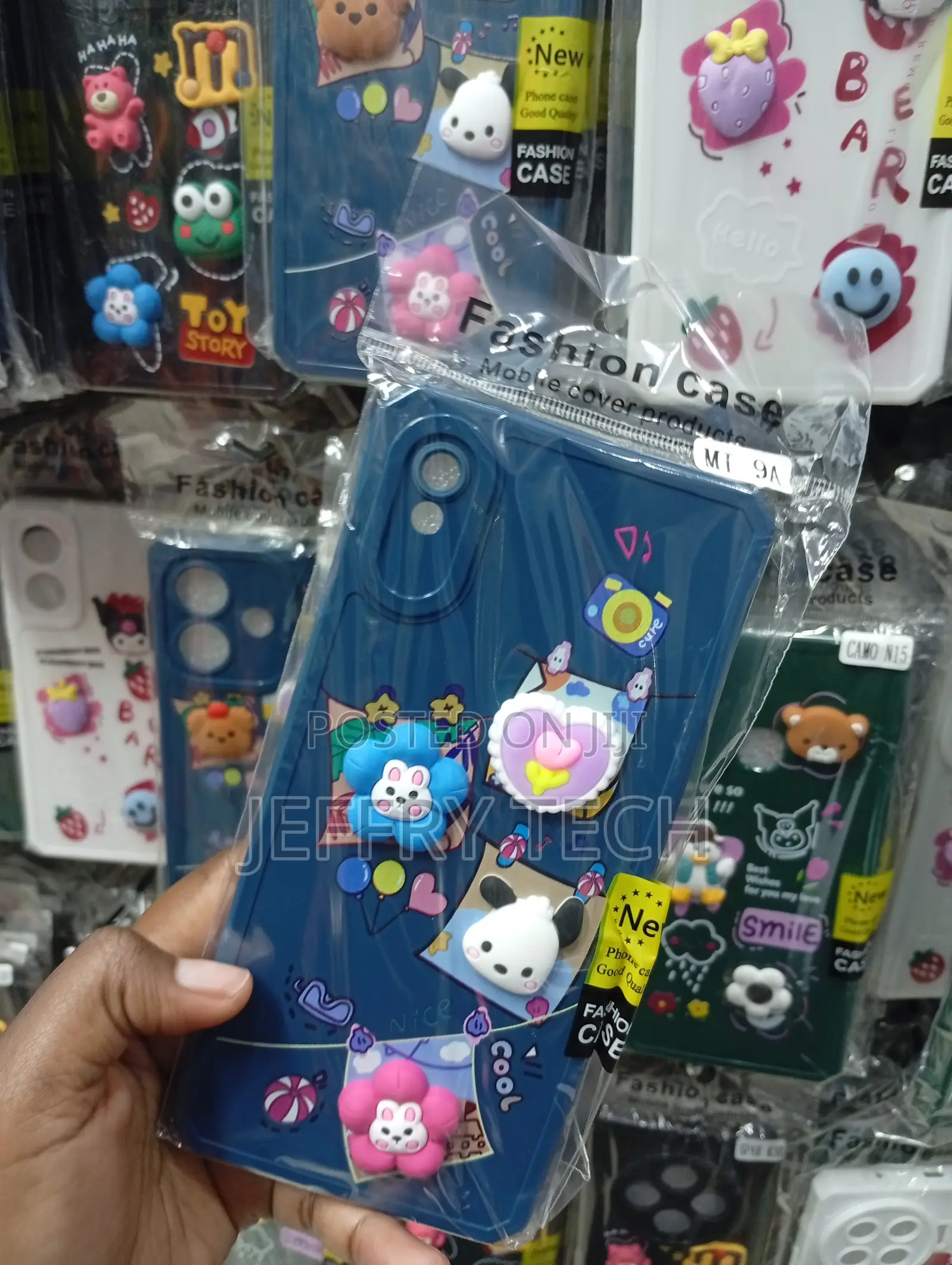 Xiaomi Mi 9a Blue, Shock-Resistant Silicone Phone Case