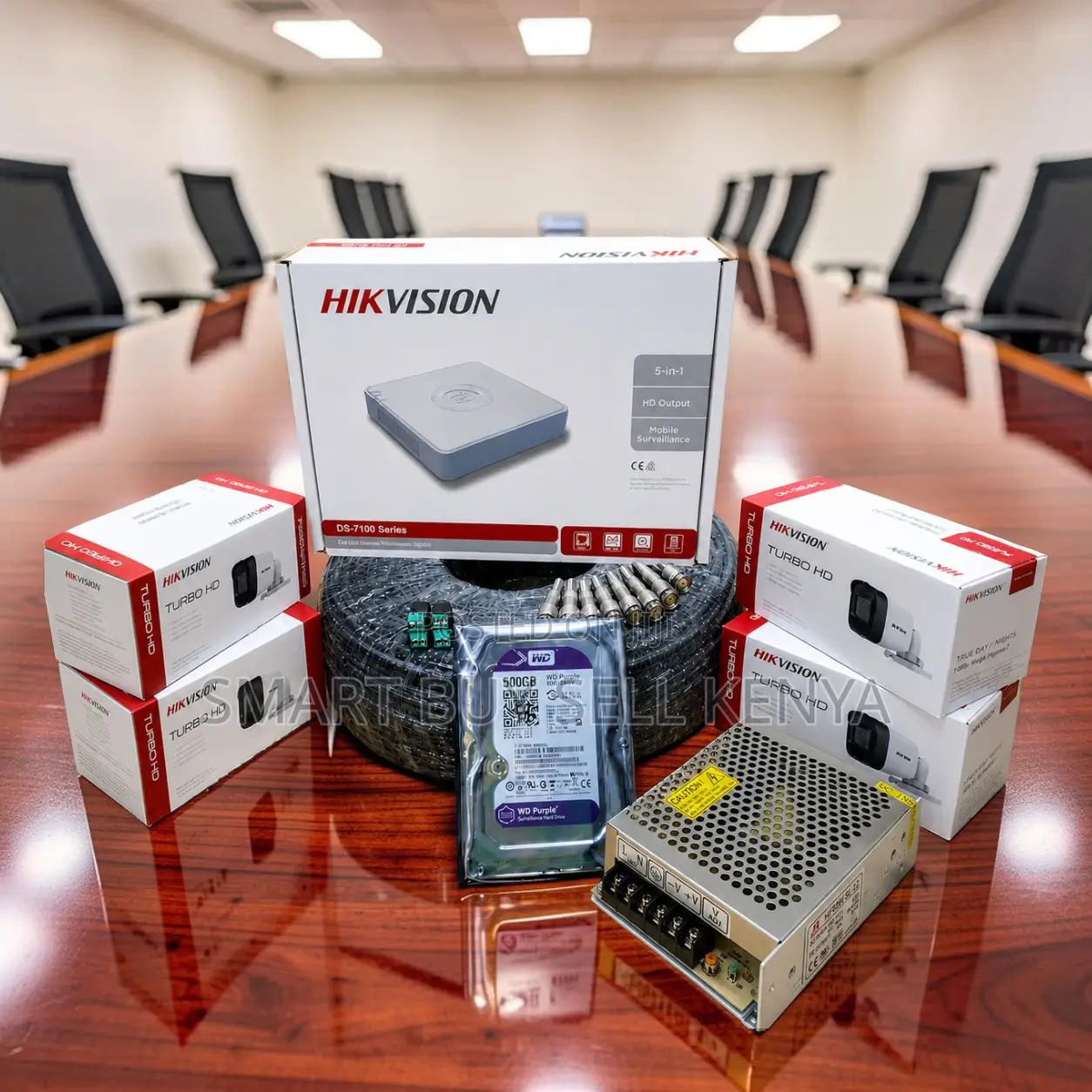 Peace of Mind 4 Hikvision 1080p Hd CCTV Cameras Complete System Kit