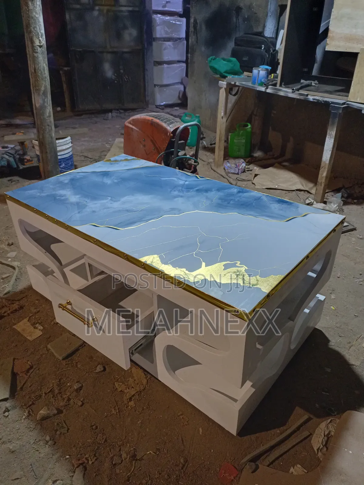 Marble Blue Coffee Table