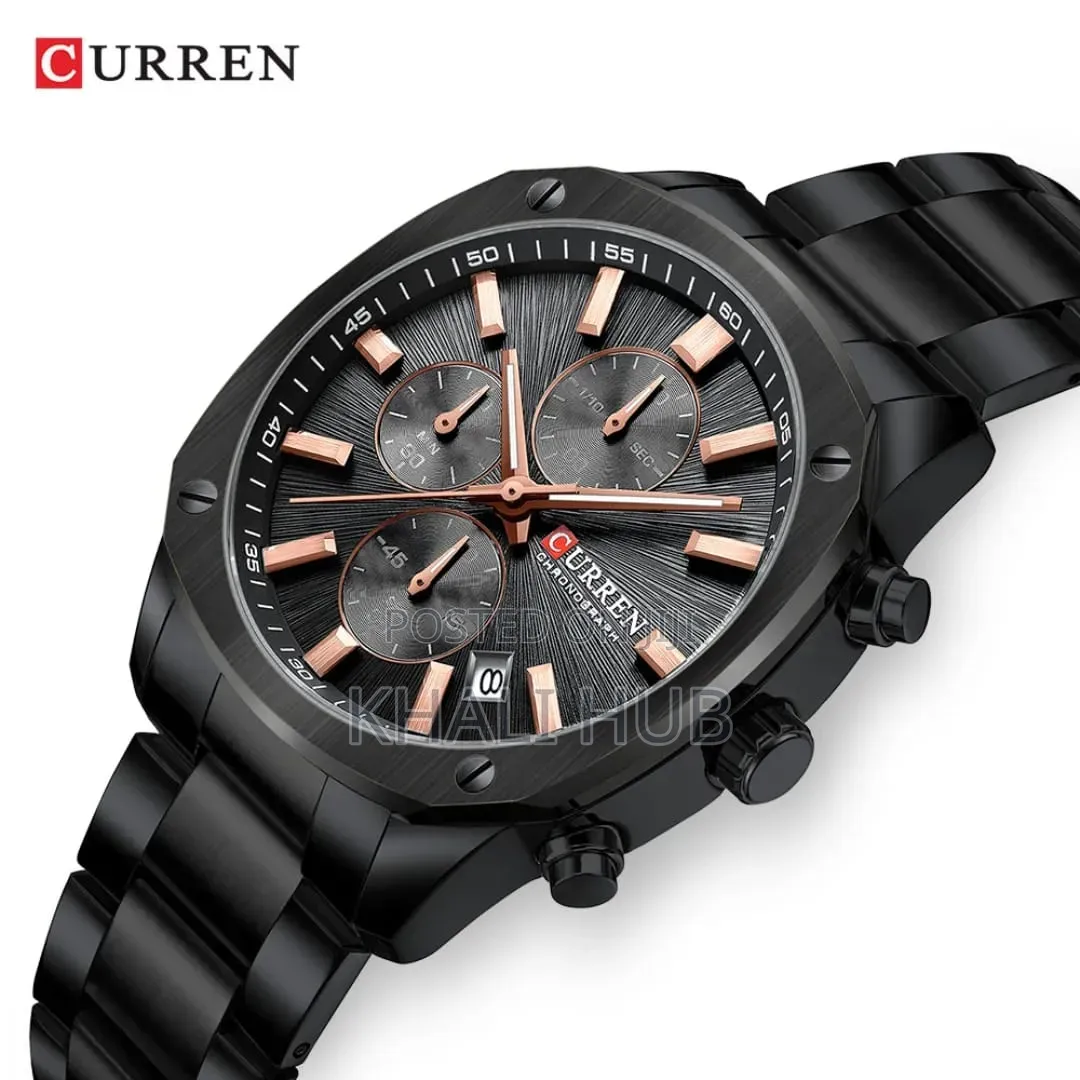 Curren Chronograph With Date Display Gents Watch