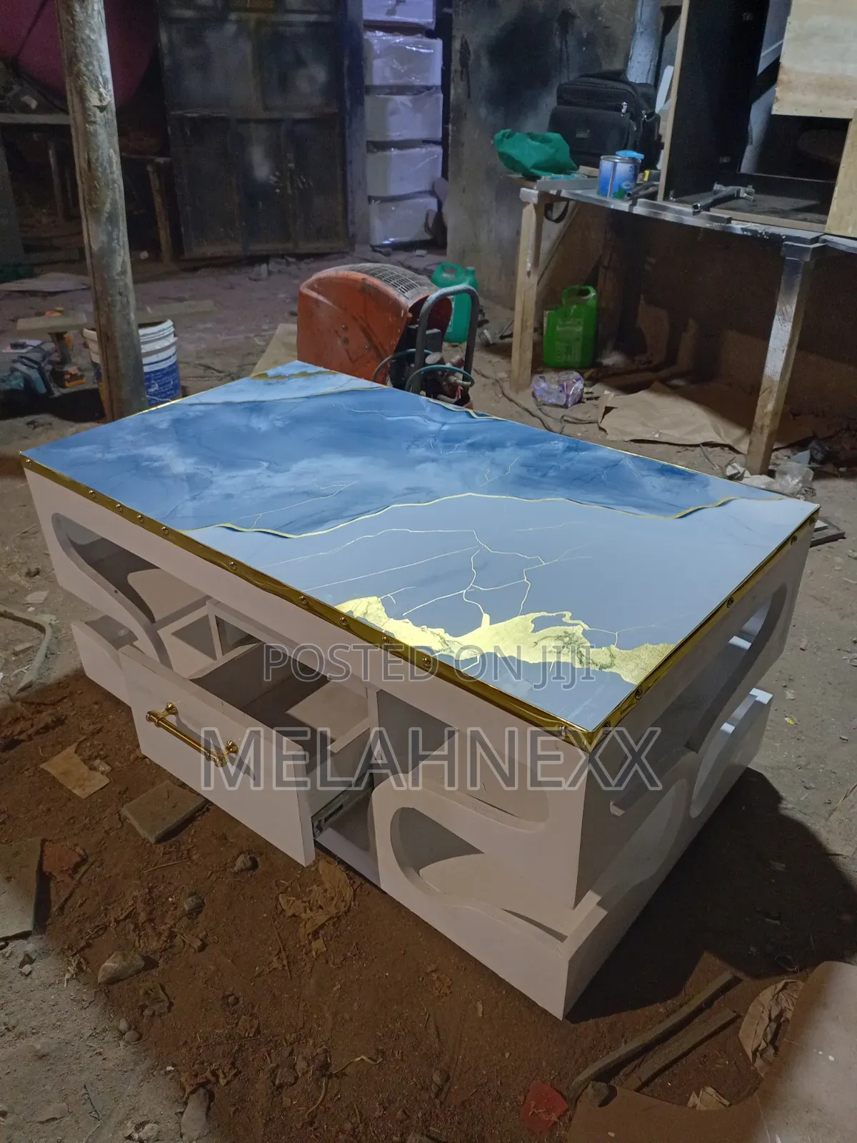 Marble Blue Coffee Table