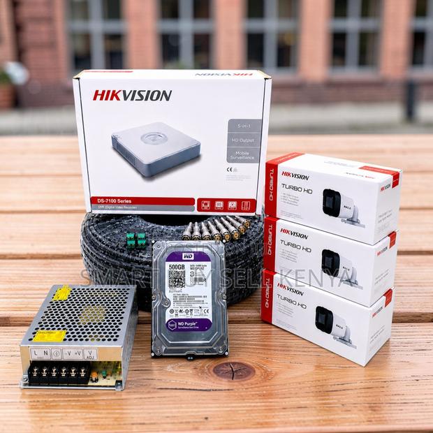 Advanced Security 3 Hikvision 1080p CCTV Cameras Complete System Kit