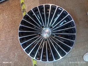 15-Inch 5-Hole HTL Luxury Black Machined Alloy Wheel Rim
