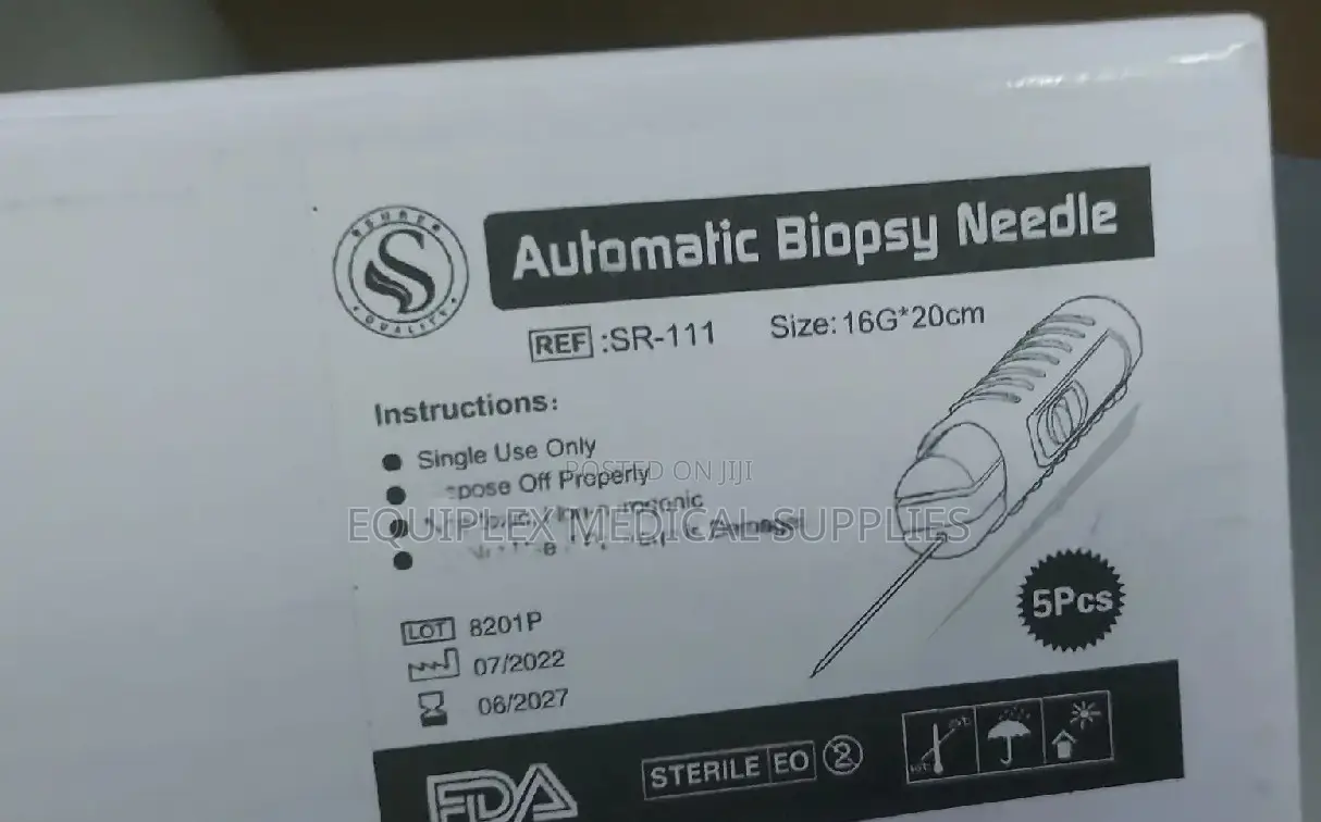 Automatic Biopsy Needle (Gauges 14, 16, and 18)
