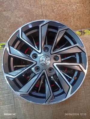 15-Inch 5-Hole Toyota Style Gunmetal Machined Alloy Wheel Rim