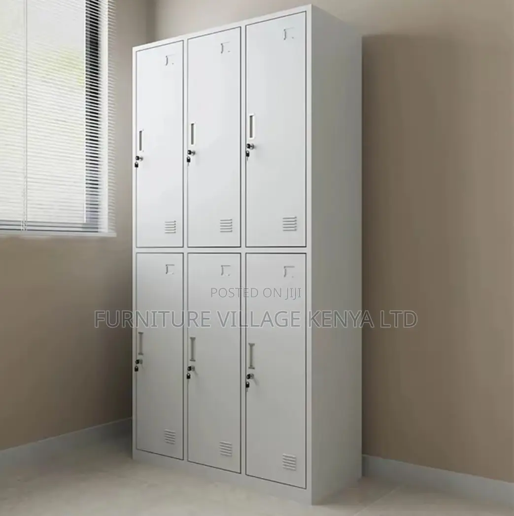 6-Locker Metallic Office Steel Cabinet