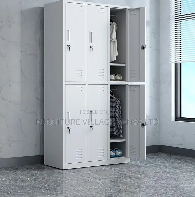 6-Locker Metallic Office Steel Cabinet