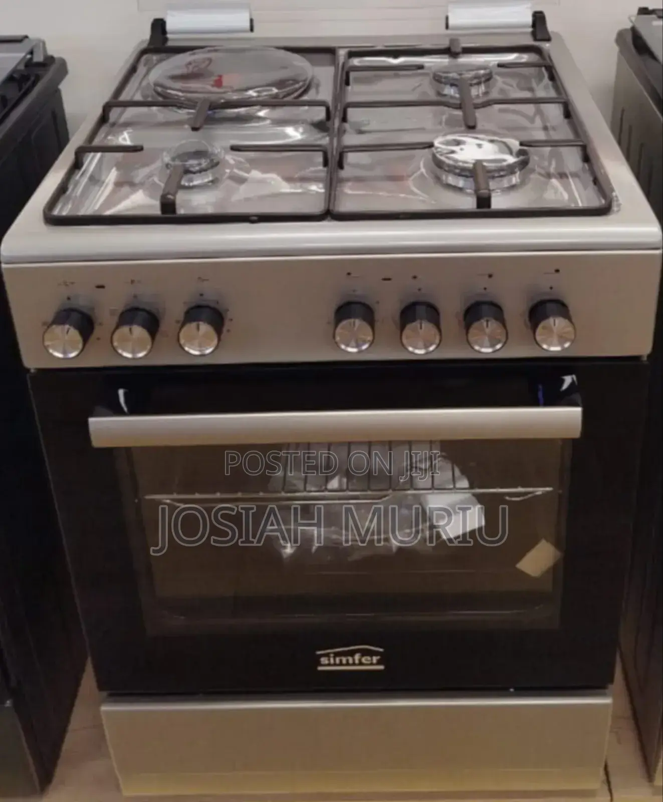60*60von Simfer 3+1 Standing Cooker With Gas Sensor